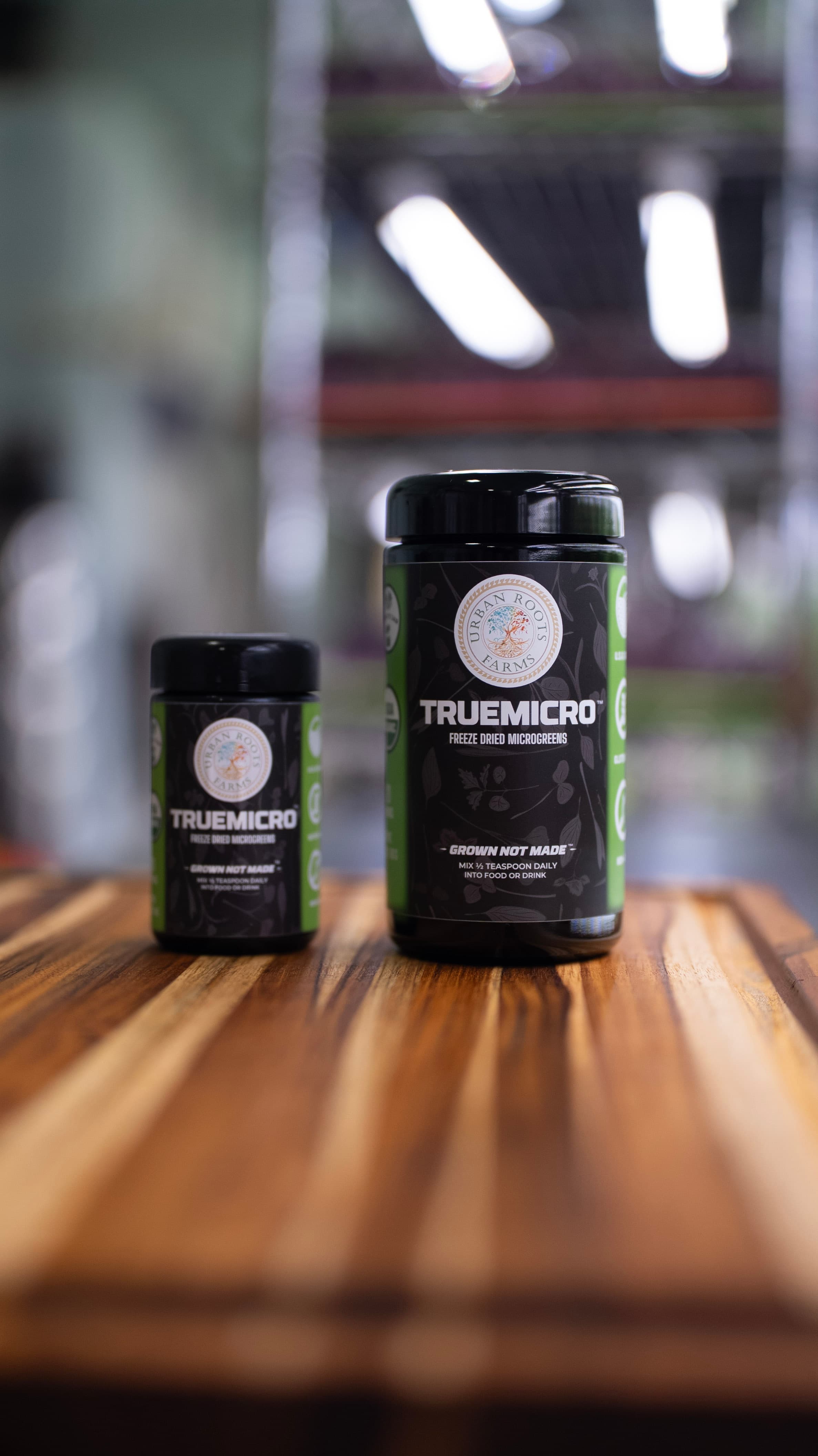 TrueMicro normal jar on the left and Family jar on the right