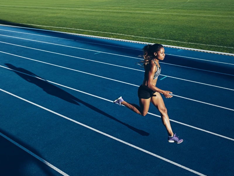 Image of an athlete running.