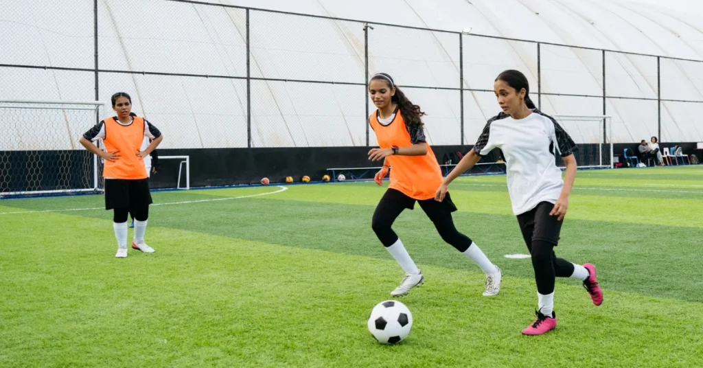 Image of athletes playing a sport.