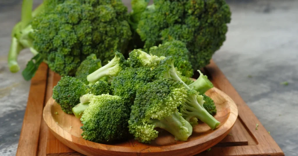 Image of broccoli with sulforaphane.