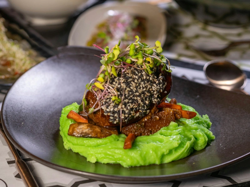 Small serving of microgreens boosting vitamins, minerals, and antioxidants in meals.