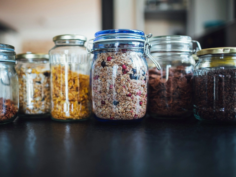 Image representing dehydrated foods prepared for backpacking.
