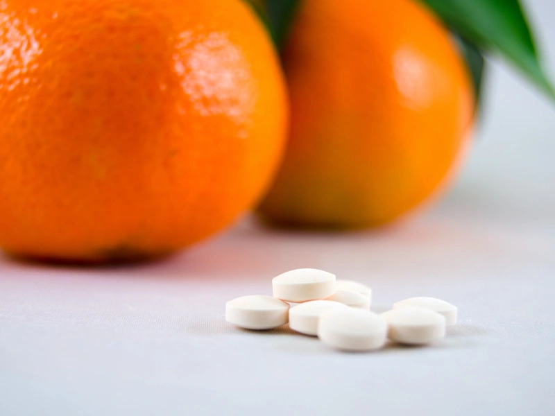 Image representing whole food versus supplement comparison.