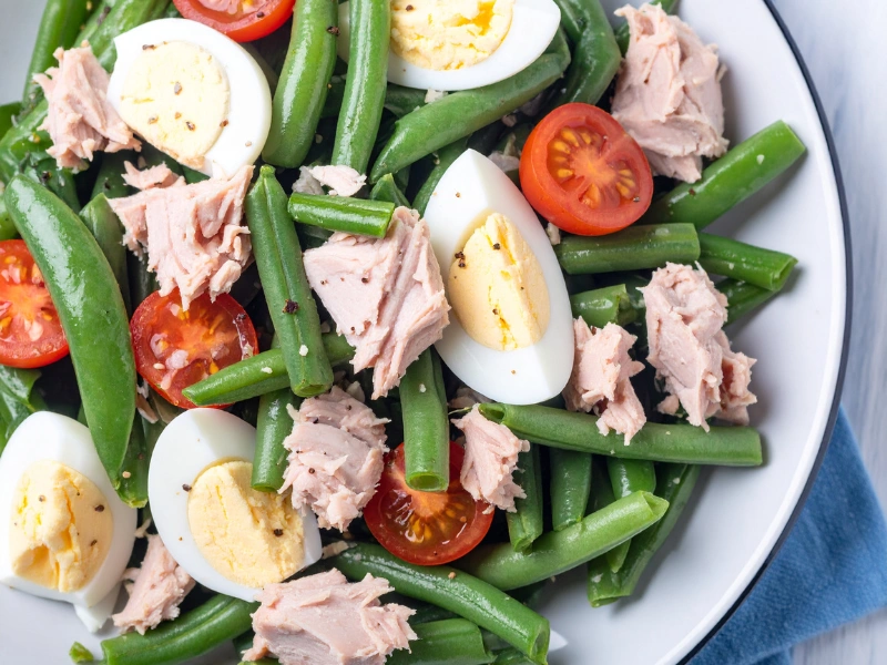 Image showing balanced no-cook meal ingredients.