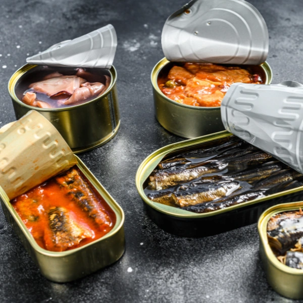 Image showing canned sardines and anchovies.