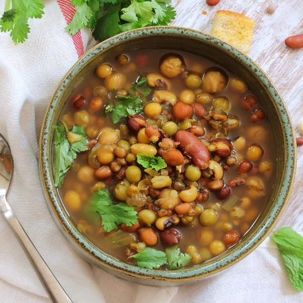 Image showing cooked lentils and legumes.