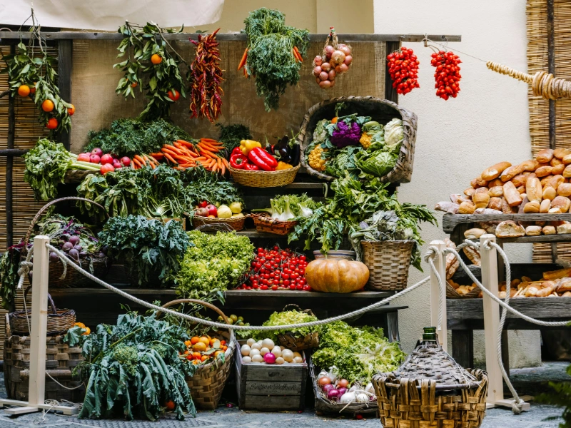 Image showing farmers market produce selection.