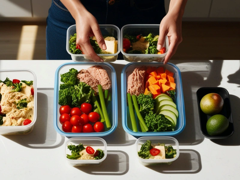 Image showing homemade backpacking meals.