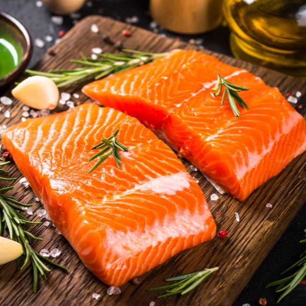 Image showing salmon fillets rich in omega-3 nutrients.